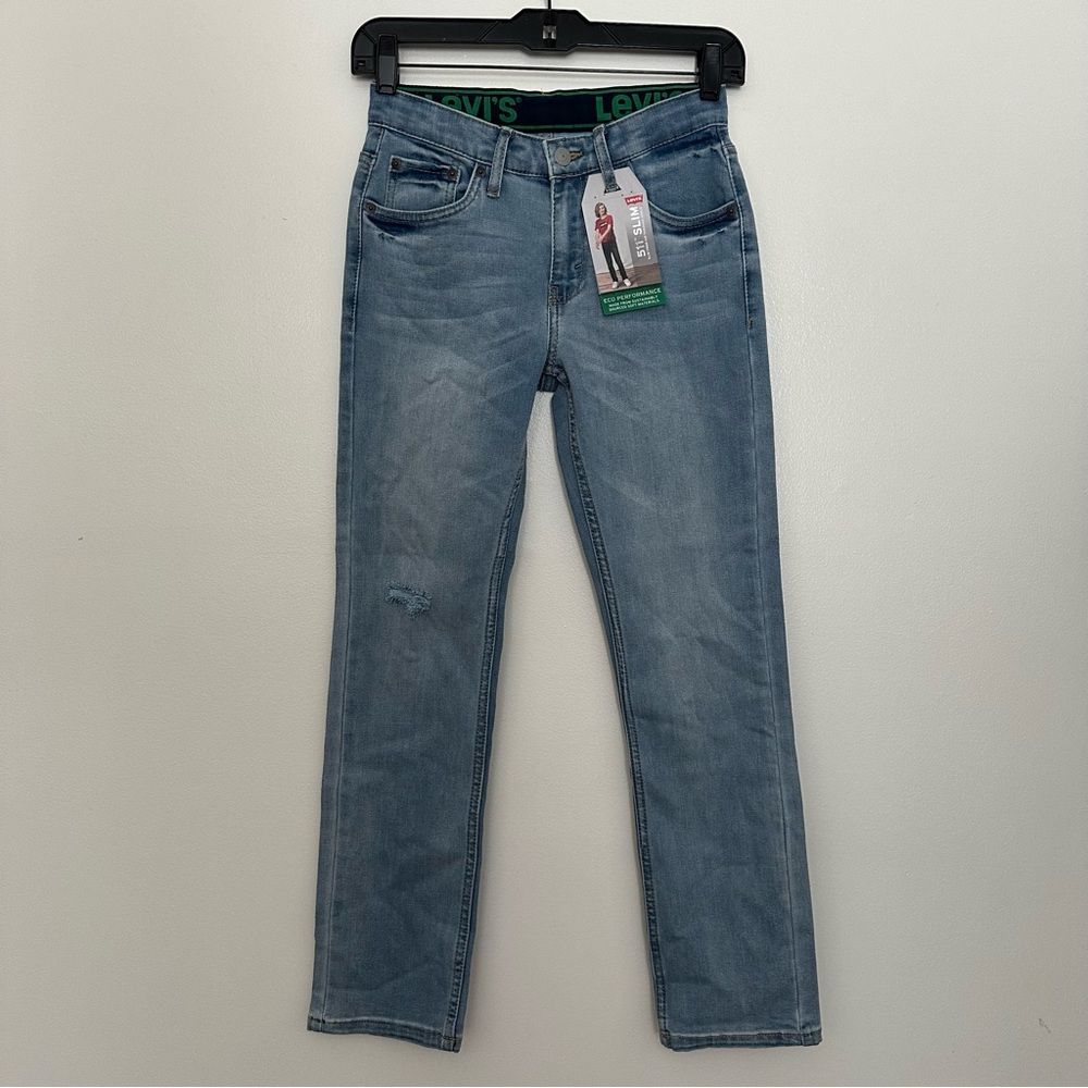 Levi's Boys' 511 Slim Fit Eco Performance Jeans Size 12 REG Stretch New!